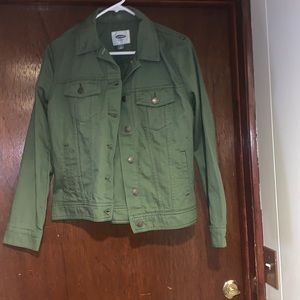 Green Old Navy Denim jacket